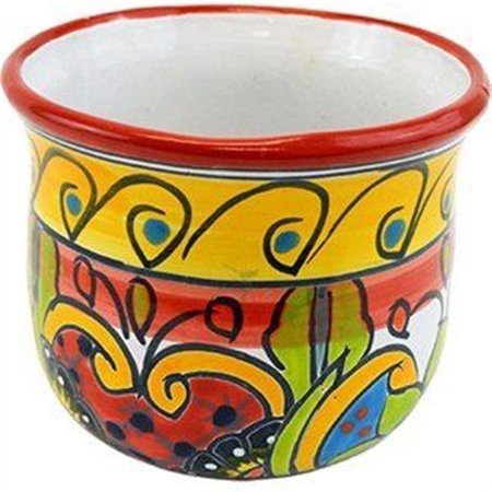 AVERA HOME GOODS Avera Home Goods 230827 7.5 in. Talavera Hand Painted Planter; Pack of 4 230827